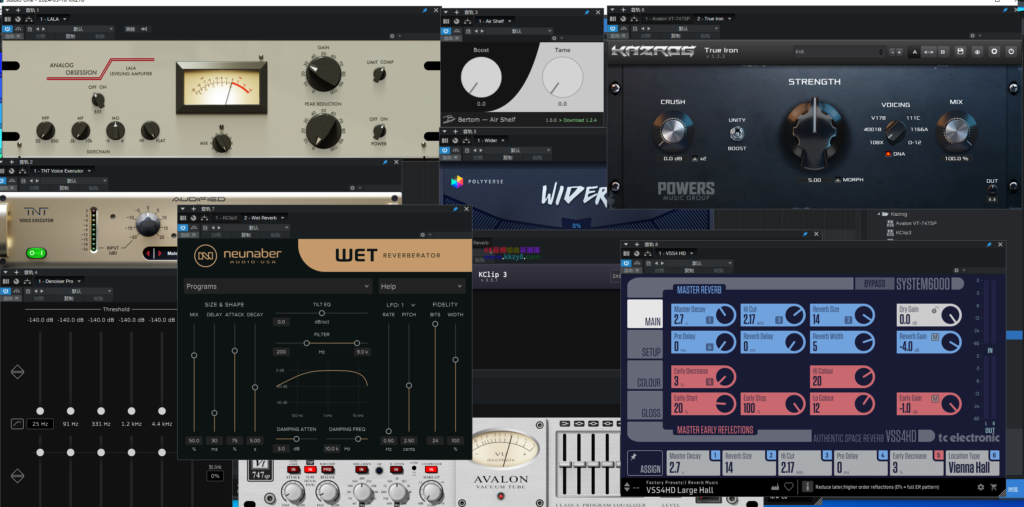 【已提取】VST3常用调音散装插件用哪个放那个-KK音频资源网