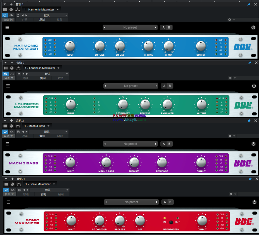 【已提取】免安装BBE套装带易语言自动激活程序【VST3】-KK音频资源网