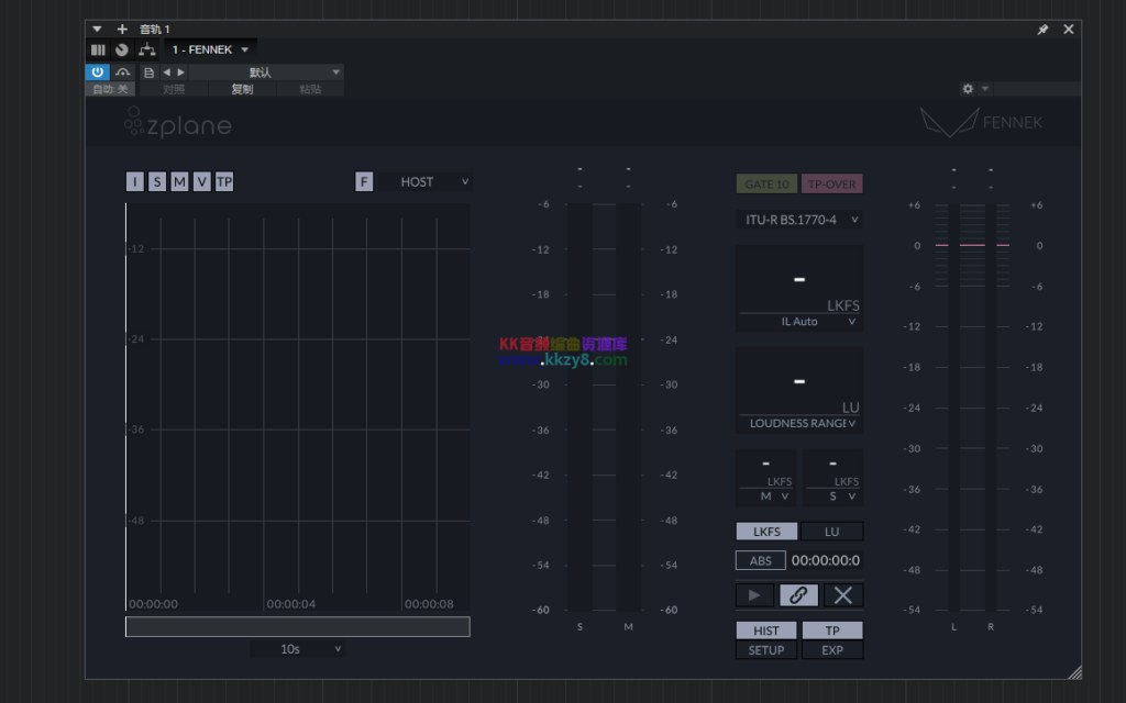 【已提取】免安装FENNEK(零延迟响度表）【VST3】-KK音频资源网