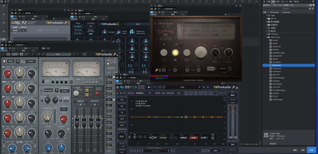 已提取免安装TBProAudio套装【VST3】-KK音频资源网