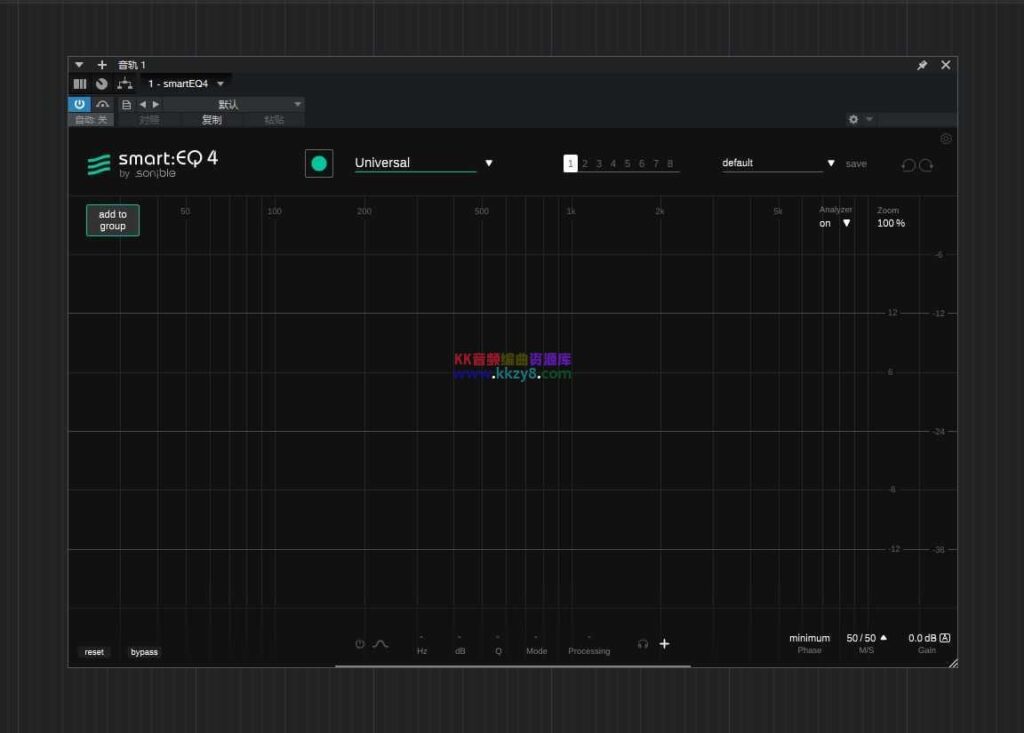 智能均衡效果器智能Setup smartEQ4-KK音频资源网