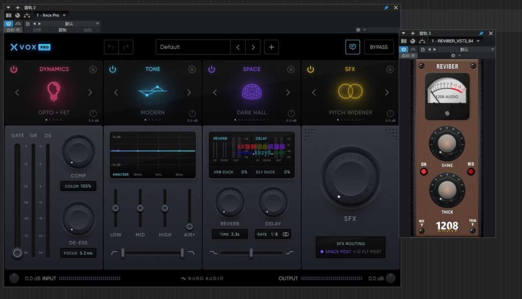 Nuro AudioXVOX/REVIBER1208两款插件-KK音频资源网