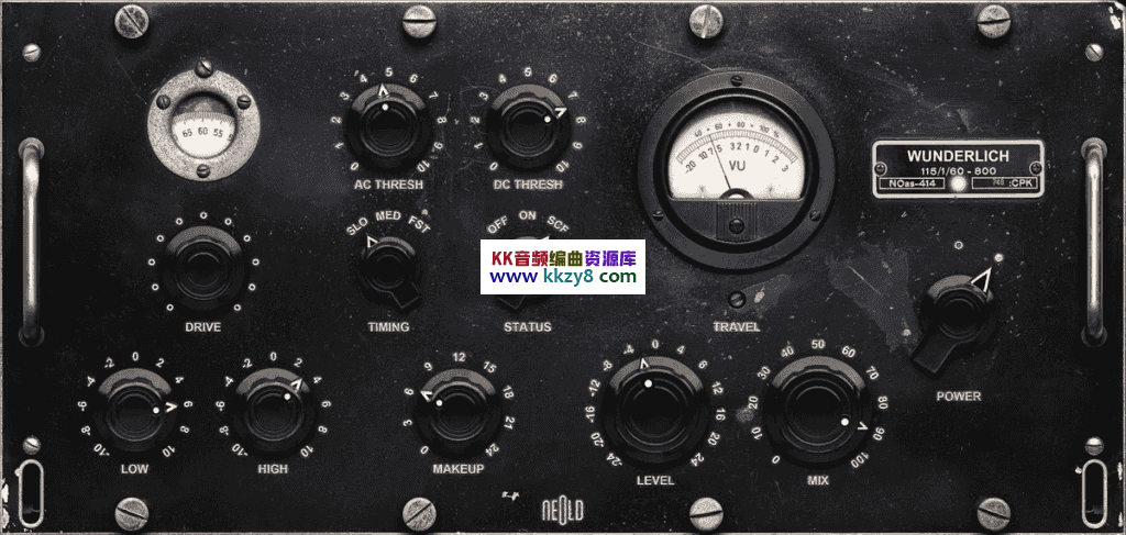 插件联盟系列电子管话放染色插件！Plugin Alliance NEOLD WUNDERLICH v1.0.0 WIN&MAC U2B-KK音频资源网