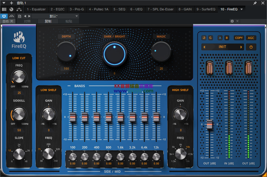 均衡器 FireSonic.FireEQ.v1.0【WIN】-KK音频资源网