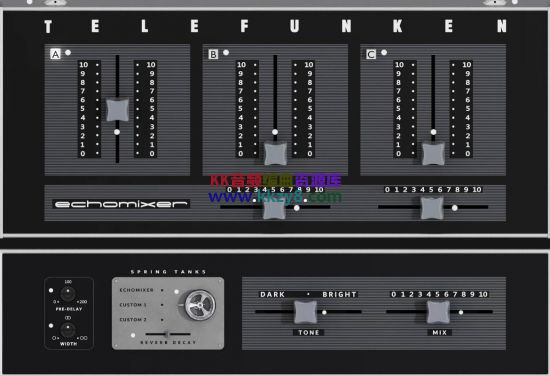 弹簧混响 – Audiopunks AP Telefunken Echomixer v1.2.0 WIN-KK音频资源网