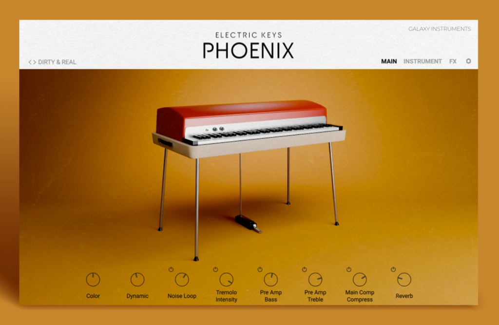 凤凰经典复古电钢琴音色库！Native Instruments Electric Keys Phoenix KONTAKT-KK音频资源网