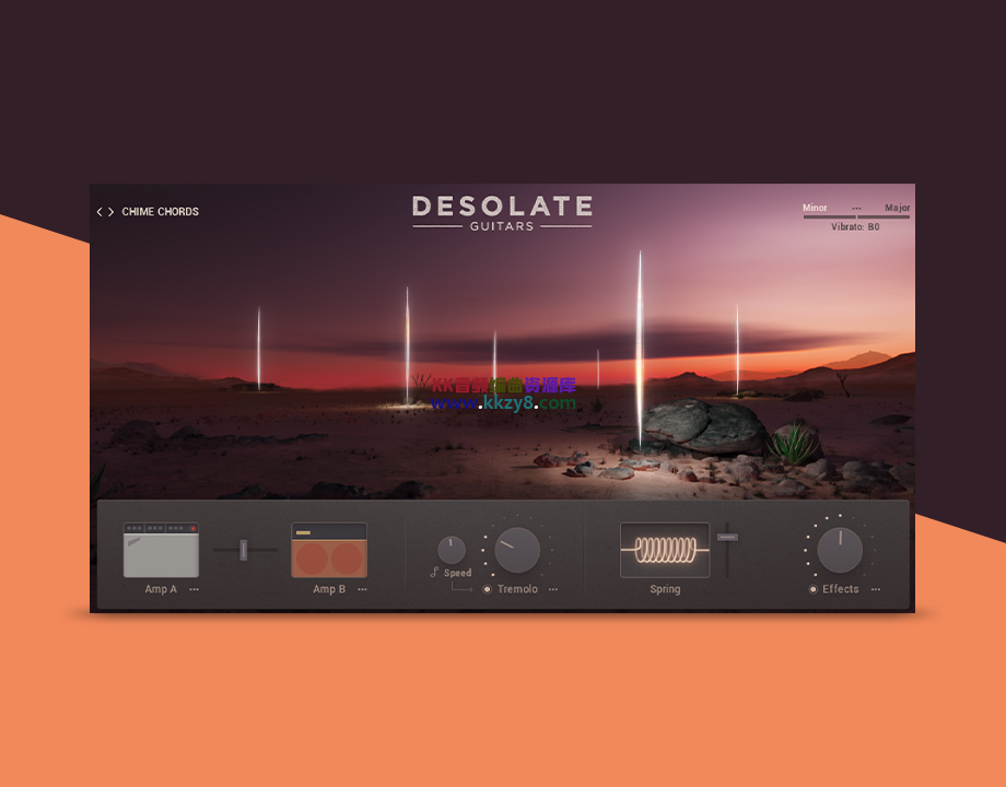 超真实电影吉他音源！e-instruments Desolate Guitars KONTAKT-KK音频资源网