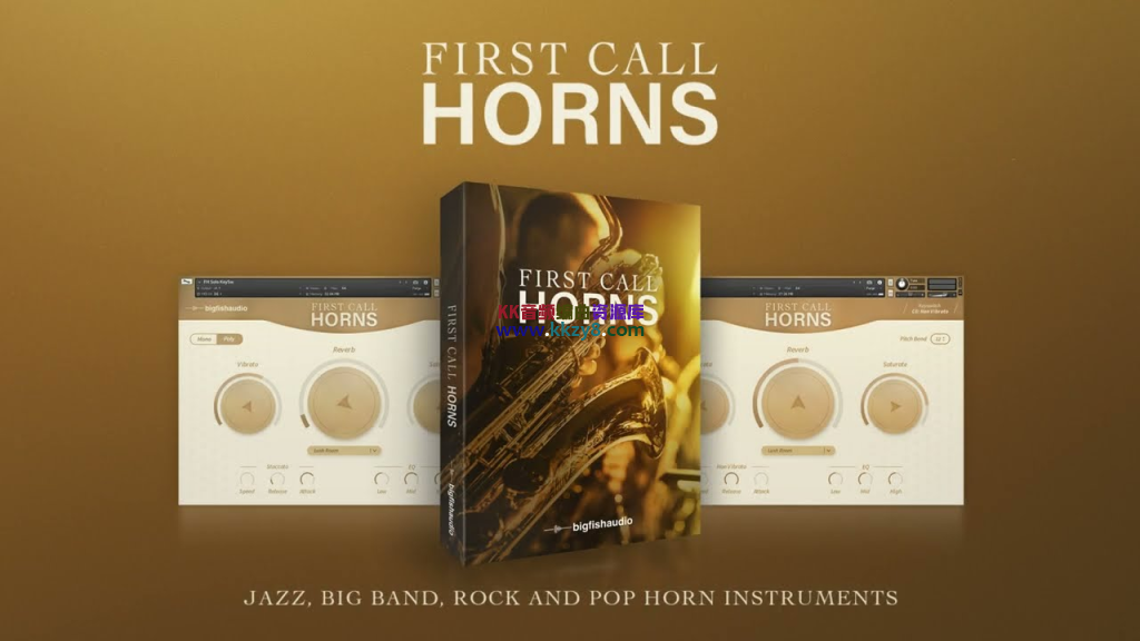 多风格管乐音源！Big Fish Audio First Call Horns v2.0 KONTAKT-KK音频资源网