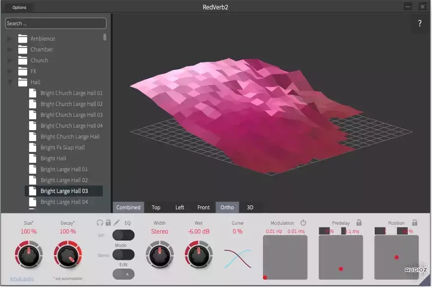 schulz audio RedVerb v2.1.2147 CE – VR-KK音频资源网