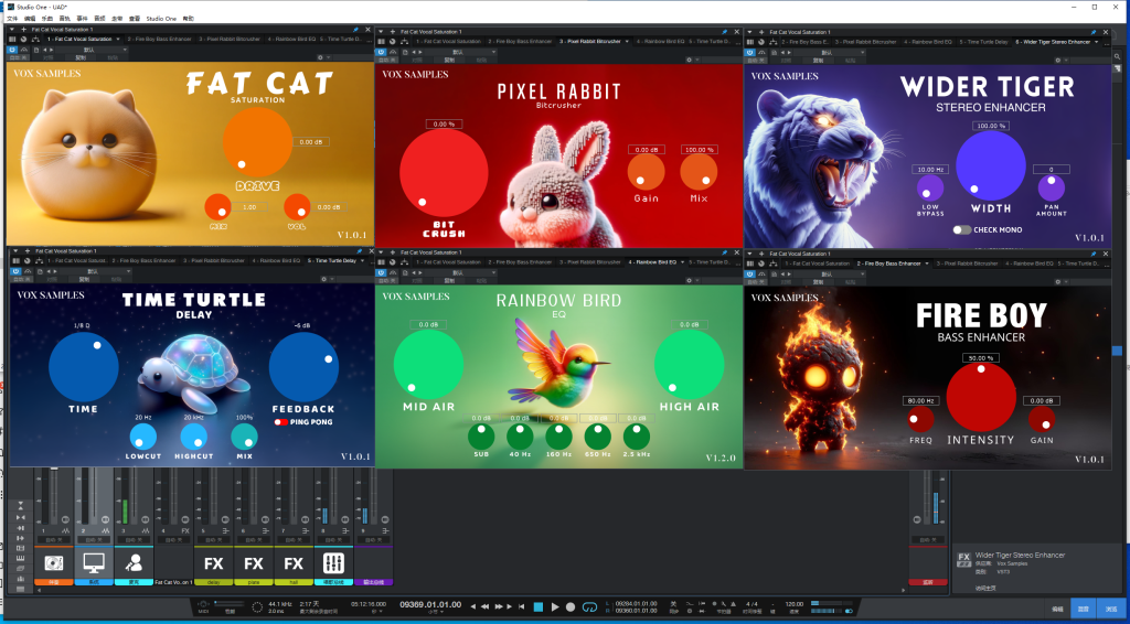 64BT已提取插件——voxsamples动物六件套（正版）+duck混响-KK音频资源网