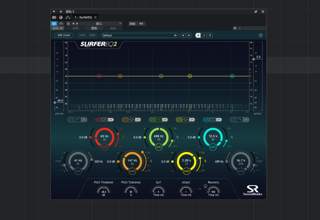 64BT插件提取——Sound Radix SurferEQ-KK音频资源网