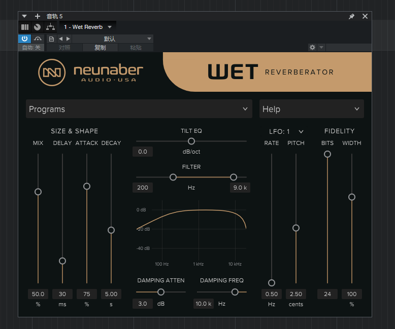 64BT插件提取——Neunaber Wet Reverb湿度混响-KK音频资源网