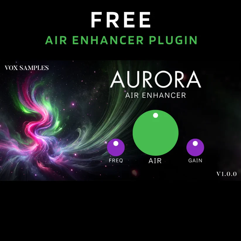 Vox Samples Aurora Air Enhancer v1.0.0空气增强插件-KK音频资源网