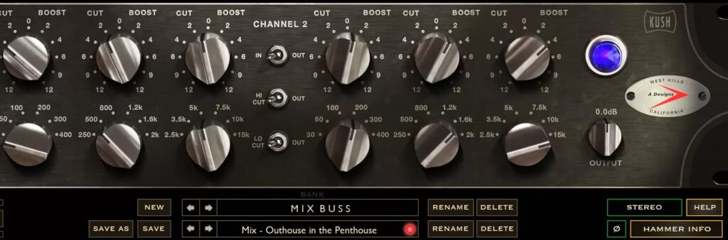 电子管建模均衡器Kush Audio Hammer DSP v1.1.1-R2R-KK音频资源网