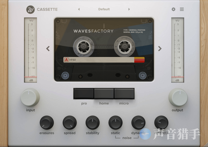 磁带饱和效果器！Wavesfactory Cassette v1.0.6 WIN版-音创魔方