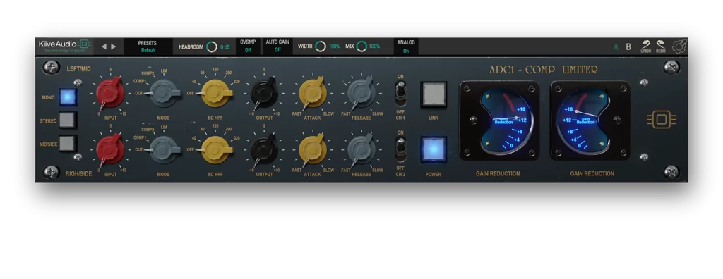 最经典压缩效果器！Kiive Audio ADC1 Compressor v1.0.1 WIN&MAC（2022.11.17更新版本）-音创魔方