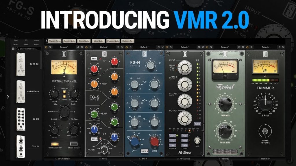 板岩最猛通道条VMR！Slate Digital Virtual Mix Rack Complete v2.6.4.0 WIN版-音创魔方