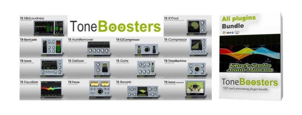 音频效果器插件包 ToneBoosters Plugin Bundle v1.6.7 WIN&MAC-音创魔方