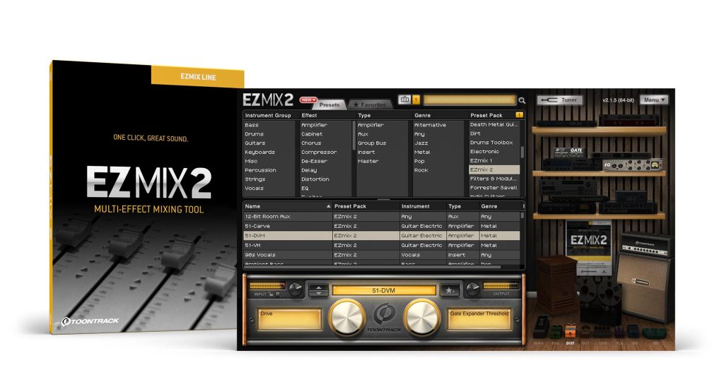 综合混音母带处理效果器！Toontrack EZmix v2.2.3 WIN&MAC-音创魔方