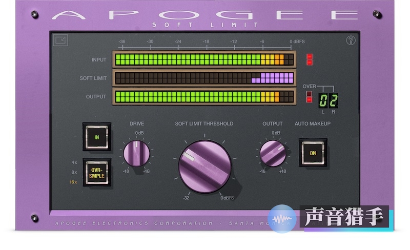 Apogee仿真限制效果器！Apogee Soft Limit 1.0 14 WIN&MAC-音创魔方