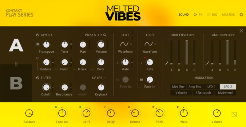 Play Series之神秘的边角料浪潮！Native Instruments Play Series Melted Vibes v2.0.0 KONTAKT-音创魔方