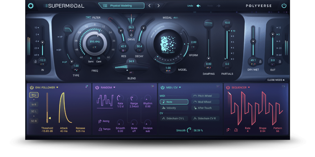 现代电影动效滤波器 Polyverse Music Supermodal v1.0.0 WIN版-音创魔方