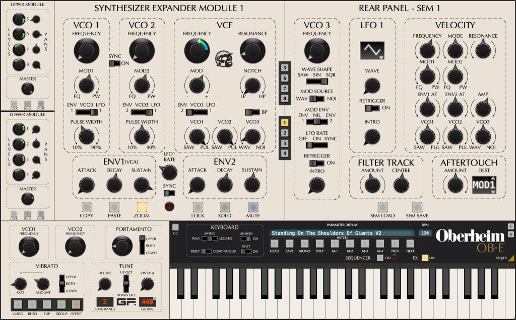 传奇合成器！GForce Oberheim OB-E v2.1.1 WiN&MAC-音创魔方