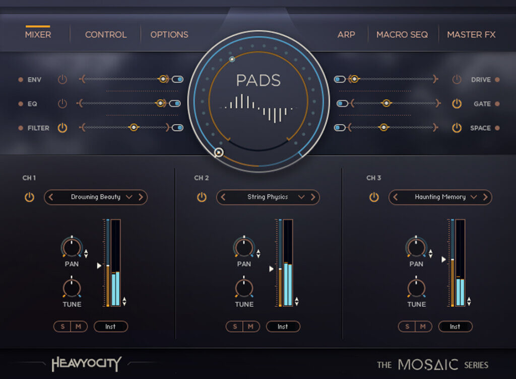 工业电影铺底音色！Heavyocity Mosaic Pads KONTAKT-音创魔方