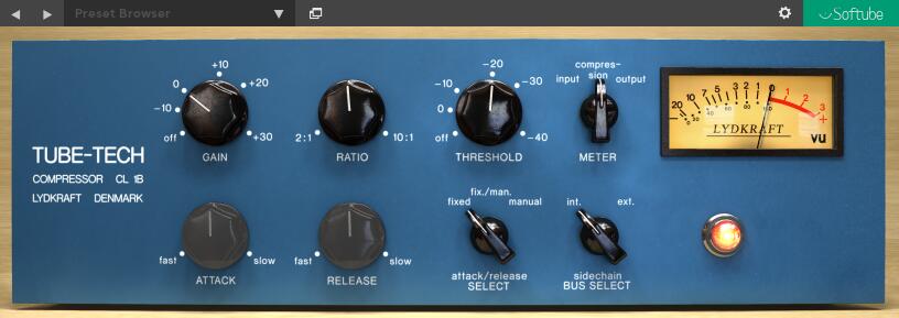 Softube Tube-Tech CL 1B v2.5.9-R2R 经典人声压缩器(老版)-音创魔方