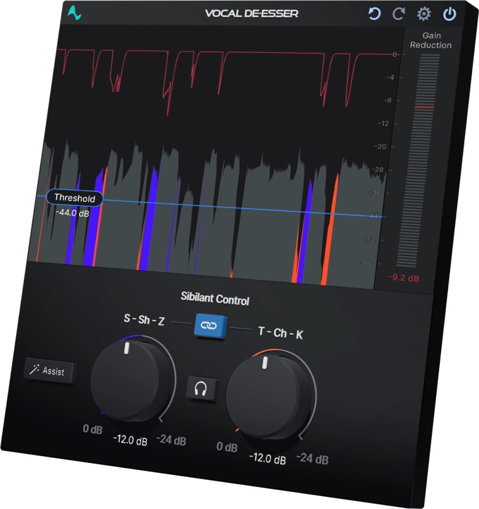 一键AI智能去齿音插件！Antares Vocal De-Esser v1.0.0 WIN&MAC-音创魔方