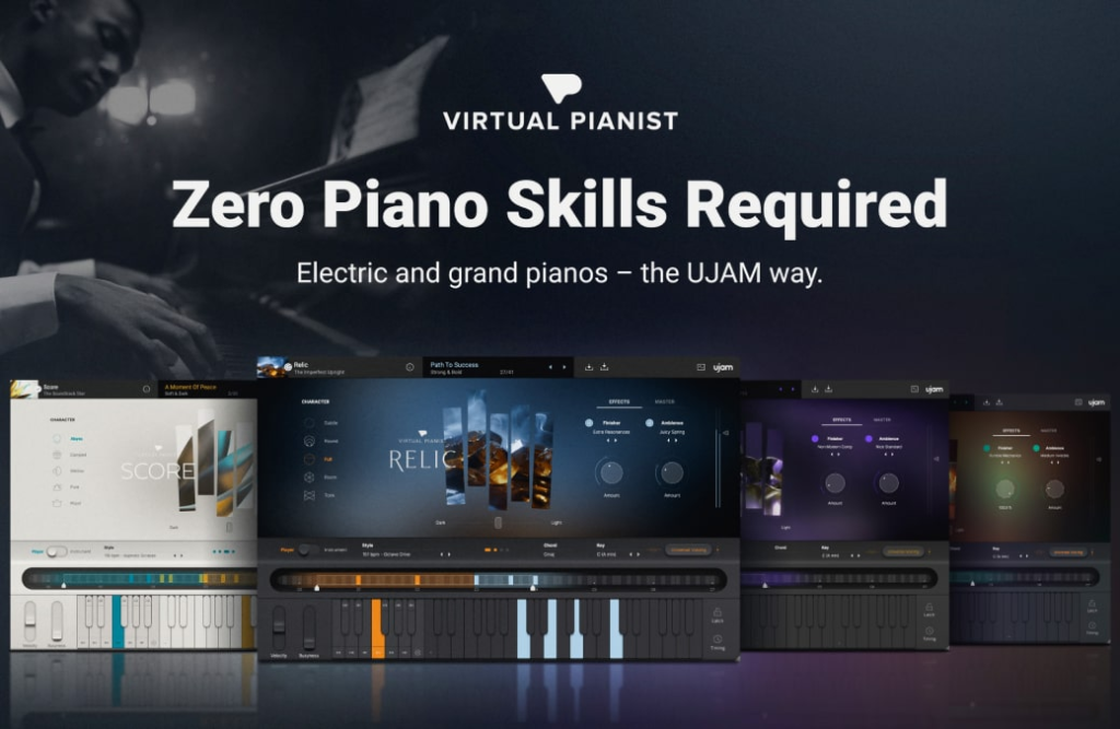 智能钢琴音源四套合集！UJAM Virtual Pianist bundle v1.3.1 WIN版-音创魔方