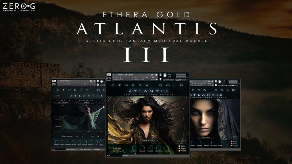 专业电影女声合唱音源！Zero-G Ethera Gold Atlantis 3 KONTAKT-音创魔方