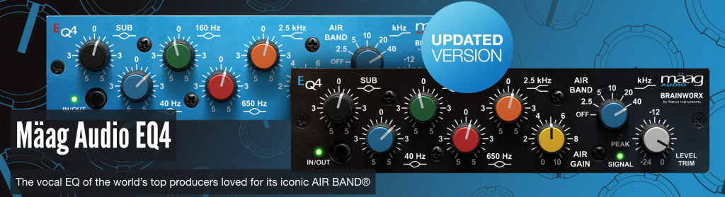 加入暗黑皮肤的高频激励均衡效果器！Plugin Alliance Maag EQ4 v.1.16.1 WIN&MAC U2B（附安装教程）-音创魔方