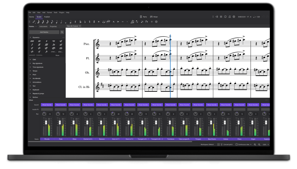 最强乐谱软件！Musescore v4.4.1 WIN&MAC&LiNUX-音创魔方