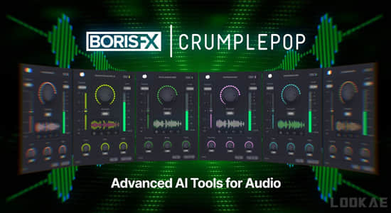 AI智能音频修复效果器！BorisFX CrumplePop Pro 2025.0.8 WIN&MAC-音创魔方