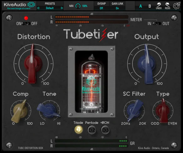 建模电子管饱和增益效果器！Kiiive Audio Tubetizer v1.0.0 WIN&MAC-音创魔方