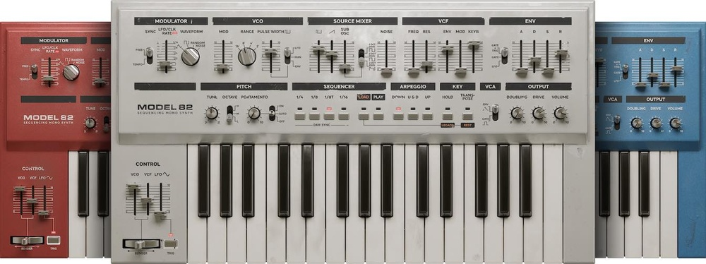 80年代硬件仿真合成器！Softube Model 82 Sequencing Mono Synth v2.5.67 WIN版-音创魔方