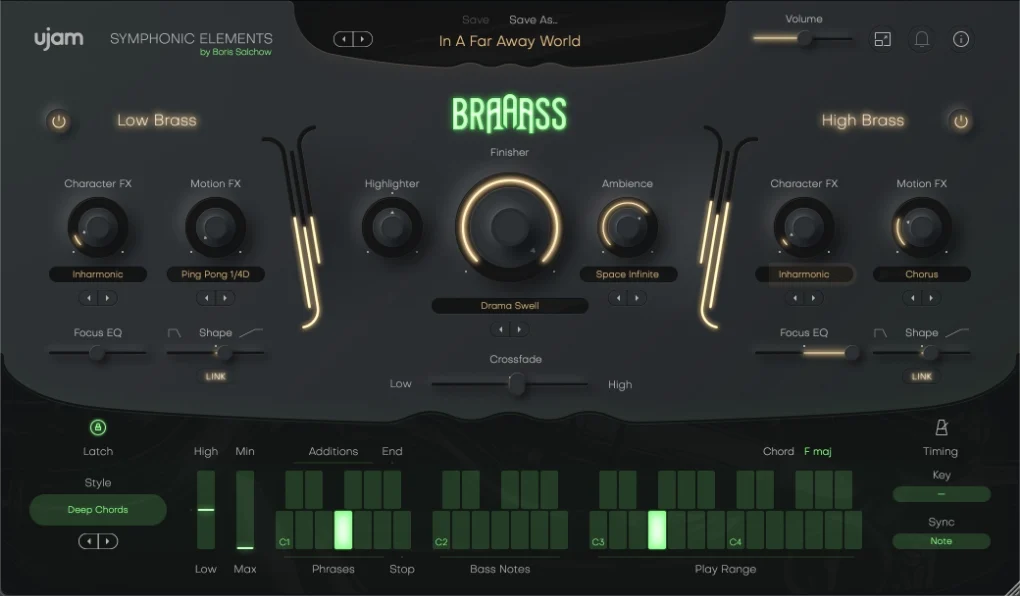 自动史诗铜管音源！UJAM Symphonic Elements BRAAASS v1.1.1 MAC（支持原生M芯片）-音创魔方