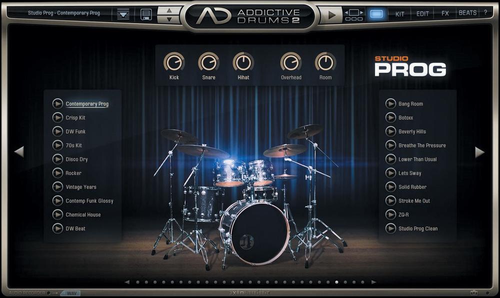 专业鼓点音源升级！XLN Audio Addictive Drums 2 Complete v2.3.5.4 WIN版-音创魔方