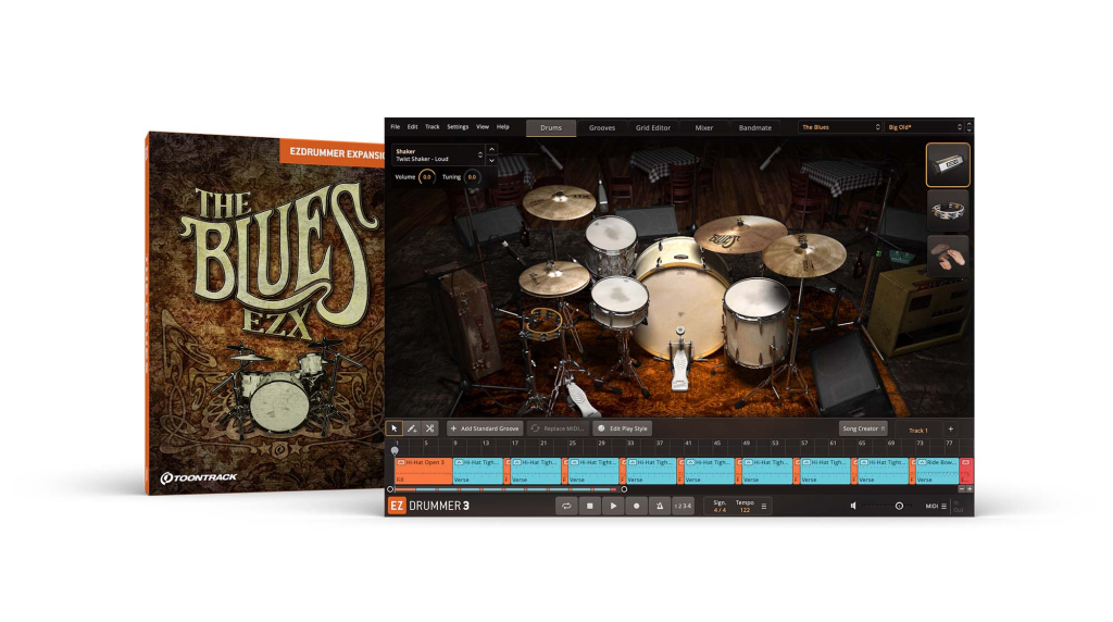 EZDrummer3扩展库之蓝调鼓组！Toontrack The Blues EZX v1.5.1 (SOUNDBANK)-音创魔方