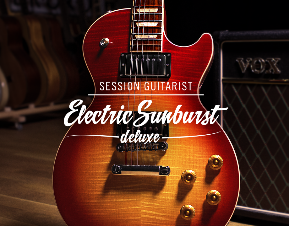 节奏电吉他音色库扩展升级！Native Instruments Session Guitarist Electric Sunburst Deluxe v1.1.0 KONTAKT-音创魔方