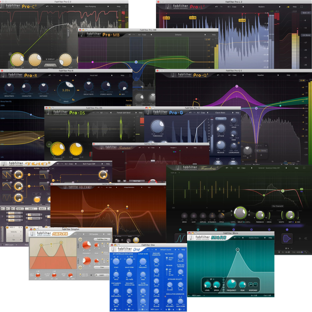 肥波最新版！FabFilter Total Bundle v2023.12.20 WIN&MAC-音创魔方