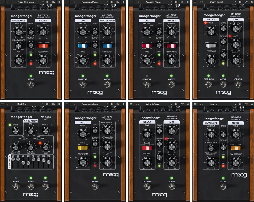 传奇效果器套装！Moog Music Moogerfooger Effects Plugin Bundle v1.2.0 WiN版-音创魔方