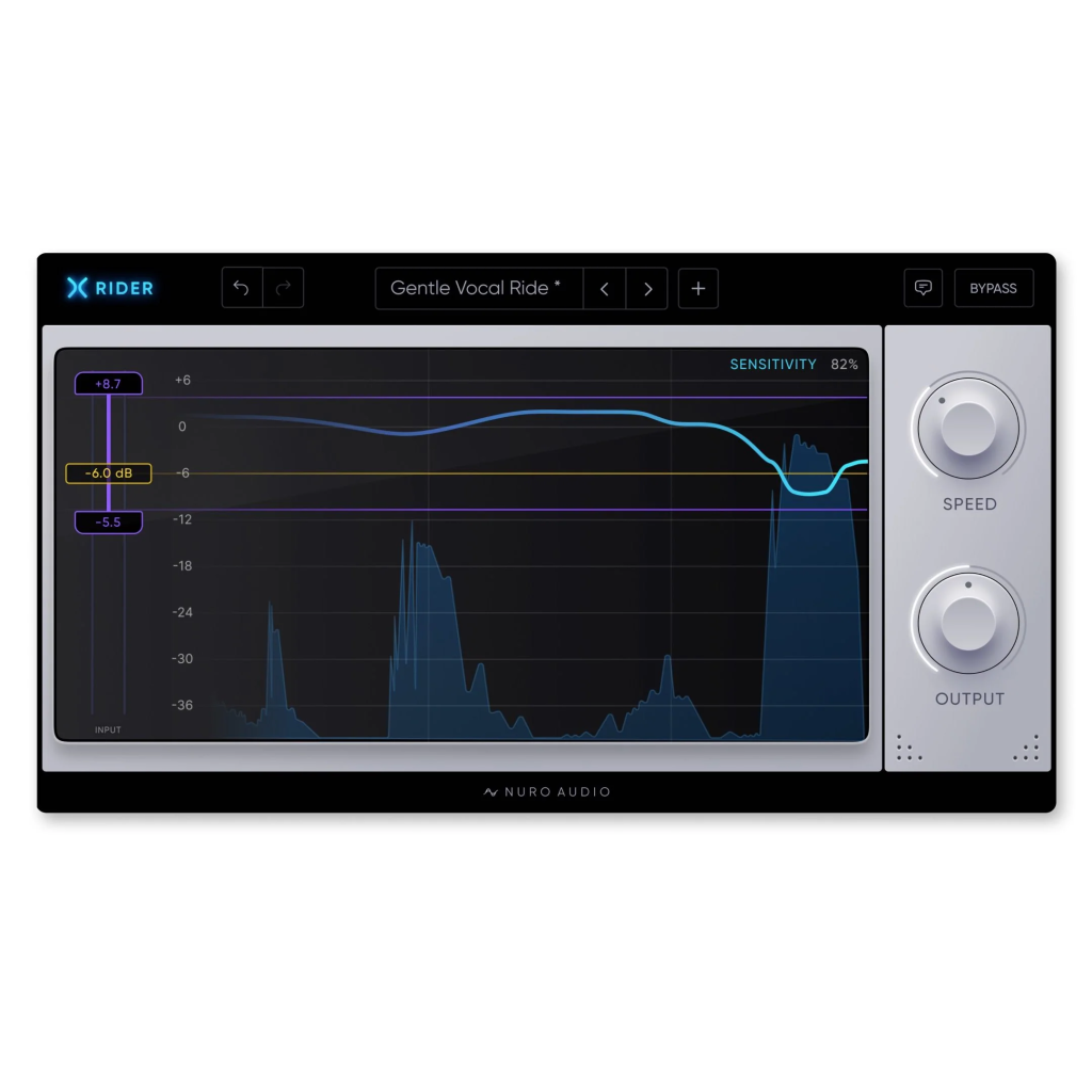 人声激励响度提升插件！Nuro Audio Xrider v1.0.1 MAC U2B-音创魔方