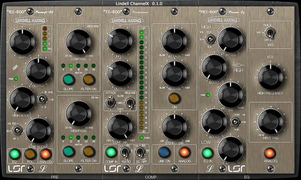 插件联盟系列500模块模拟效果器！Plugin Alliance Lindell Audio ChannelX v1.2.2 MAC版（2024.01.11新增安装包，附安装教程）-音创魔方