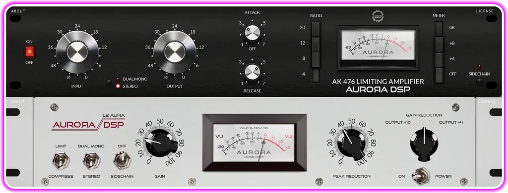 经典的复古电子管压缩器插件Aurora DSP – L2-Aura v1.0.0 WIN -KK音频资源网