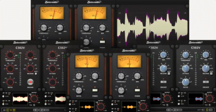 插件联盟系列超经典复刻压缩效果器！Plugin Alliance Bettermaker C502V DSP 1.0.0 WIN&MAC-音创魔方