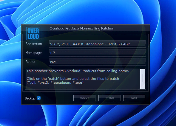 Overloud Products Homecalling Patcher (Win)-r4e-KK音频资源网