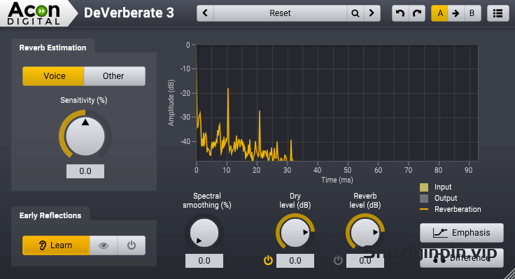 [减少混响插件]Acon Digital DeVerberate 3 v3.0.4 [WiN, MacOSX]（101.9MB）-KK音频资源网