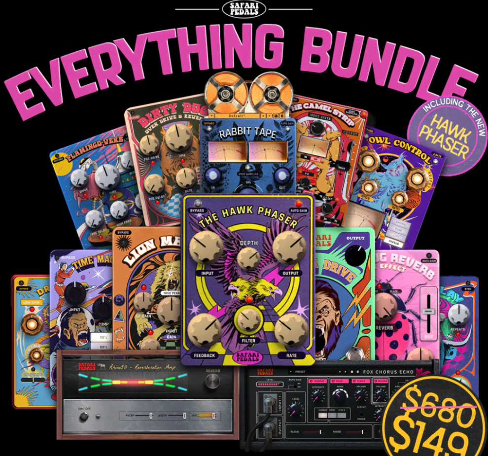 [踏板效果器插件包]Safari Pedals Everything Bundle v2024.12.30 [WiN, MacOSX]（205.1MB+1.69Gb）-KK音频资源网